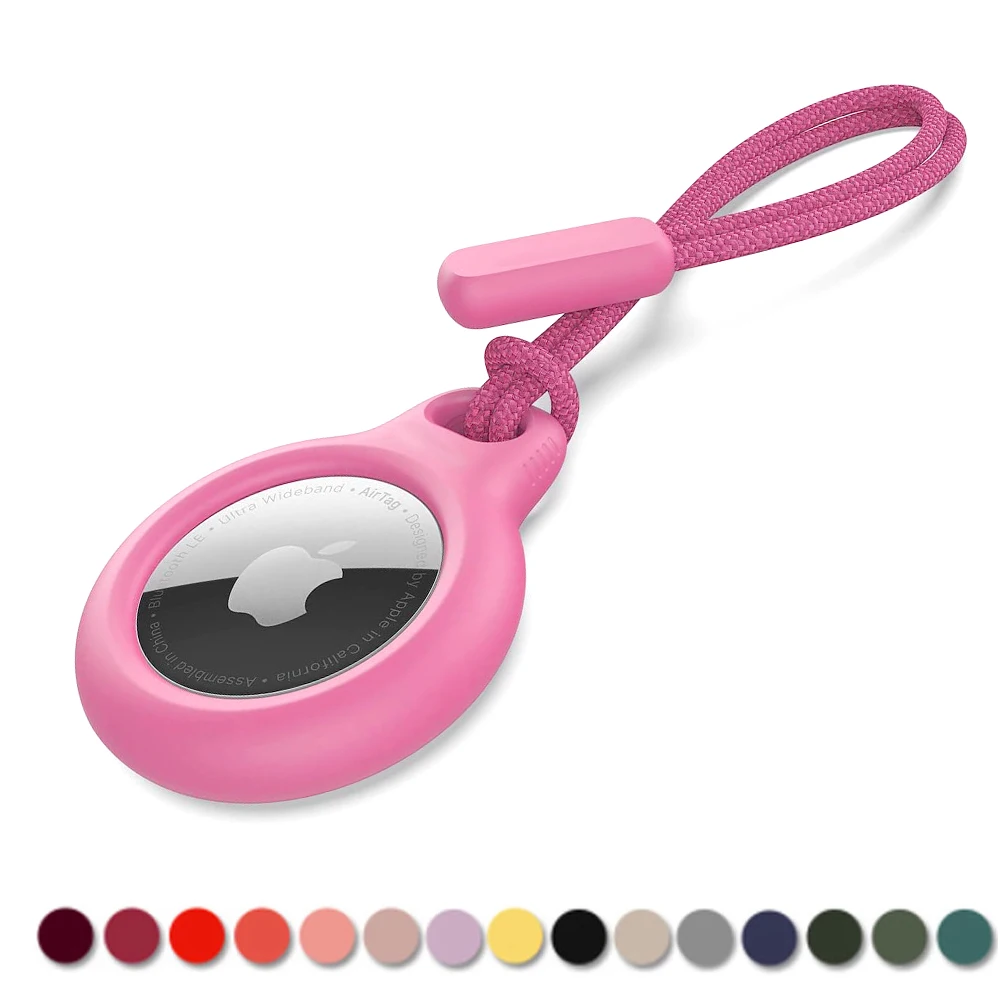 Secure Holder for Apple Airtags Case Protective Cover Bumper with Strap Tracker Accessories Anti-scratch Keychain Air tag case
Secure Holder for Apple Airtags Case Protective Cover Bumper with Strap Tracker Accessories Anti-scratch Keychain Air tag case