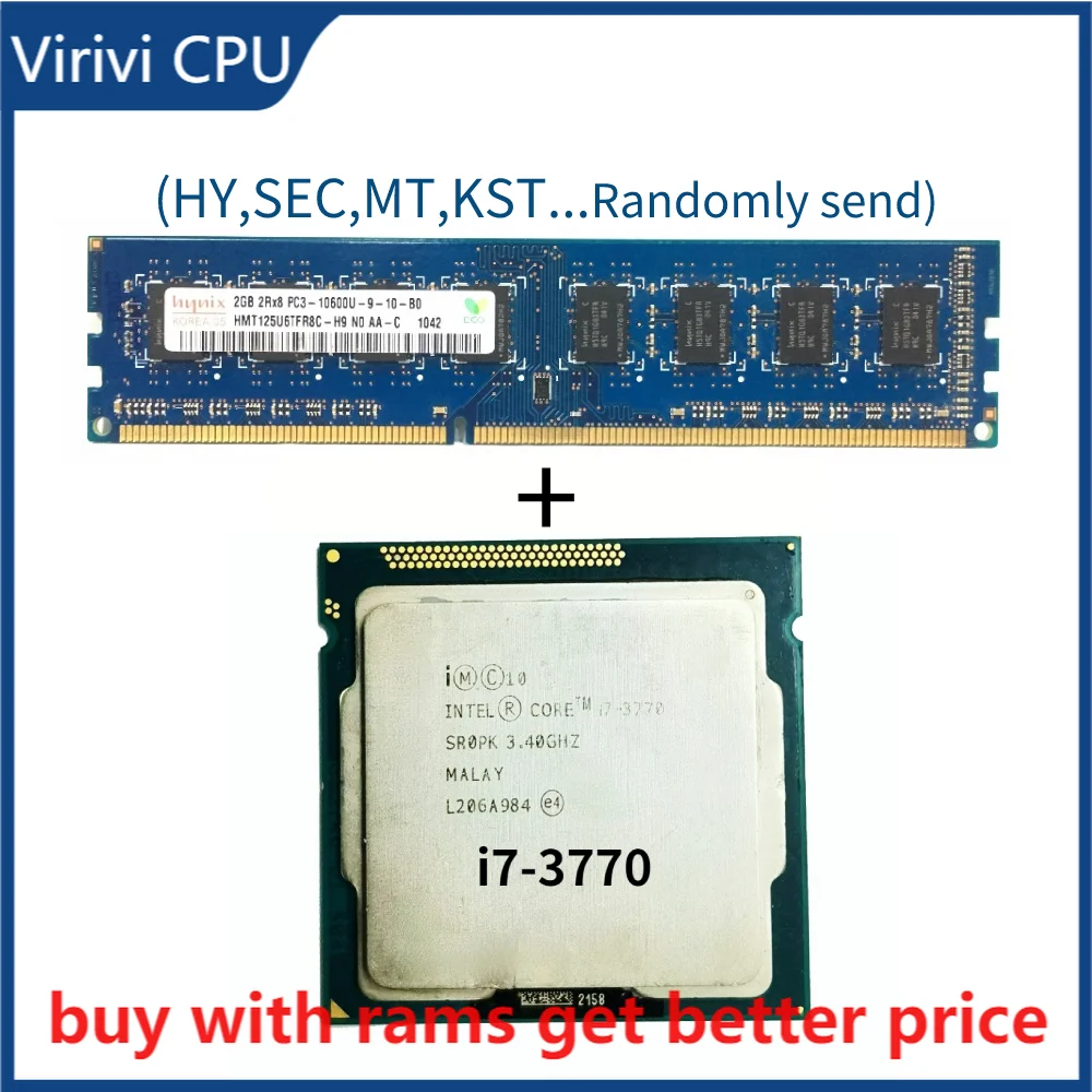 DDR3 2G 1333Mhz with i7 3770 3.4GHz 8M 4 Core 8 Thread 77w LGA1155 Processor desktop ddr3 ram memory i7-3770
DDR3 2G 1333Mhz with i7 3770 3.4GHz 8M 4 Core 8 Thread 77w LGA1155 Processor desktop ddr3 ram memory i7-3770