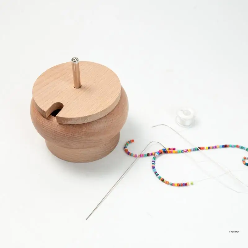 Solid Wood Bead Spinner for Jewelry Making DIY with Long Beading Needles String
Solid Wood Bead Spinner for Jewelry Making DIY with Long Beading Needles String