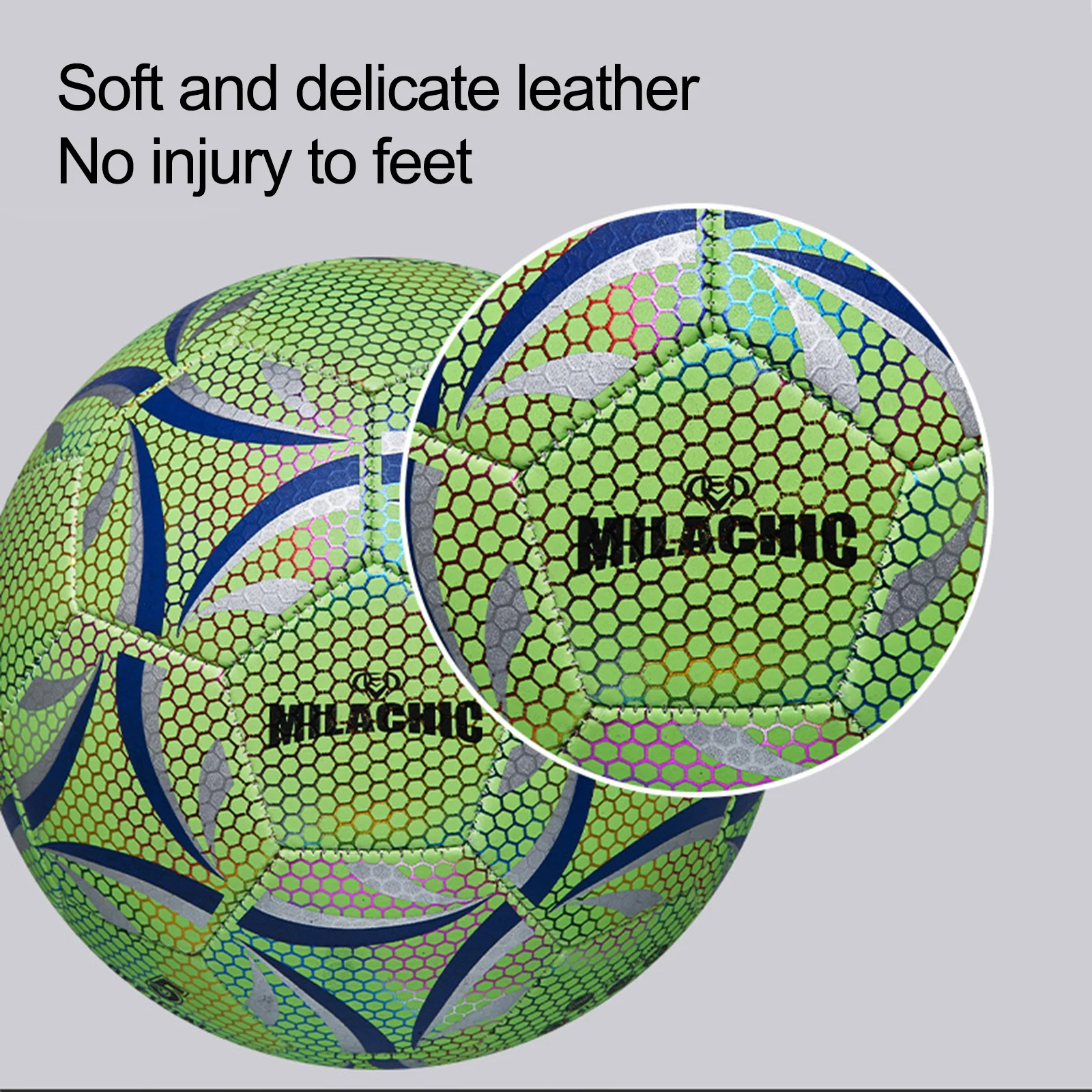 Durable New Practical Quality Football Ball Game High-tech Luminous PU Cool Environmentally Friendly Fluorescent
Durable New Practical Quality Football Ball Game High-tech Luminous PU Cool Environmentally Friendly Fluorescent