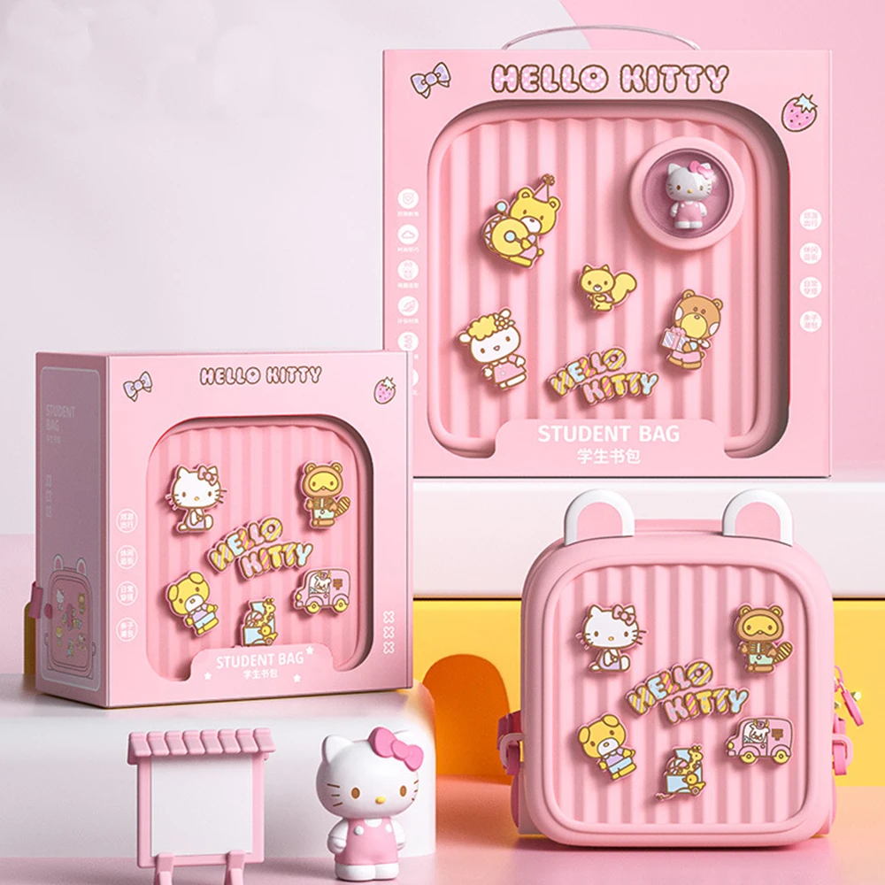 Anime Sanrioed Hellokittys Children Backpacks Baby Toy Schoolbag 1-3-5 Years Old Shoulder Bags Super Cute Backpacks for Gifts
Anime Sanrioed Hellokittys Children Backpacks Baby Toy Schoolbag 1-3-5 Years Old Shoulder Bags Super Cute Backpacks for Gifts