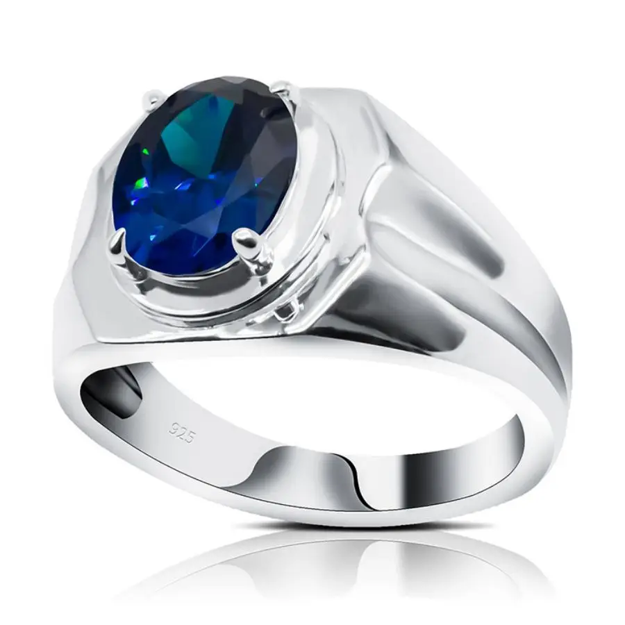 Wholesale Fashion 925 Sterling Silver Wedding Rings Male Blue Cubic Zircon Stone Jewelry Gift Silver Hand Ring Designs
Wholesale Fashion 925 Sterling Silver Wedding Rings Male Blue Cubic Zircon Stone Jewelry Gift Silver Hand Ring Designs