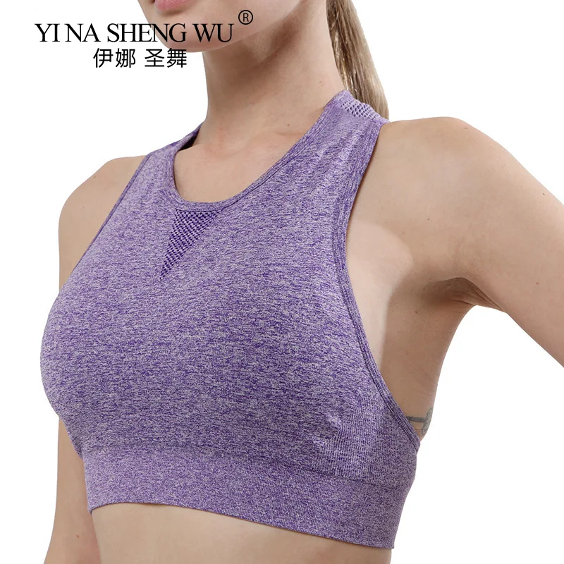 Бесшовный спортивный бюстгальтер для женщин, бюстгальтер для тренировок в тренажерном зале, топы с высокой горловиной, кроп-топ для йоги, се...
Бесшовный спортивный бюстгальтер для женщин, бюстгальтер для тренировок в тренажерном зале, топы с высокой горловиной, кроп-топ для йоги, се...