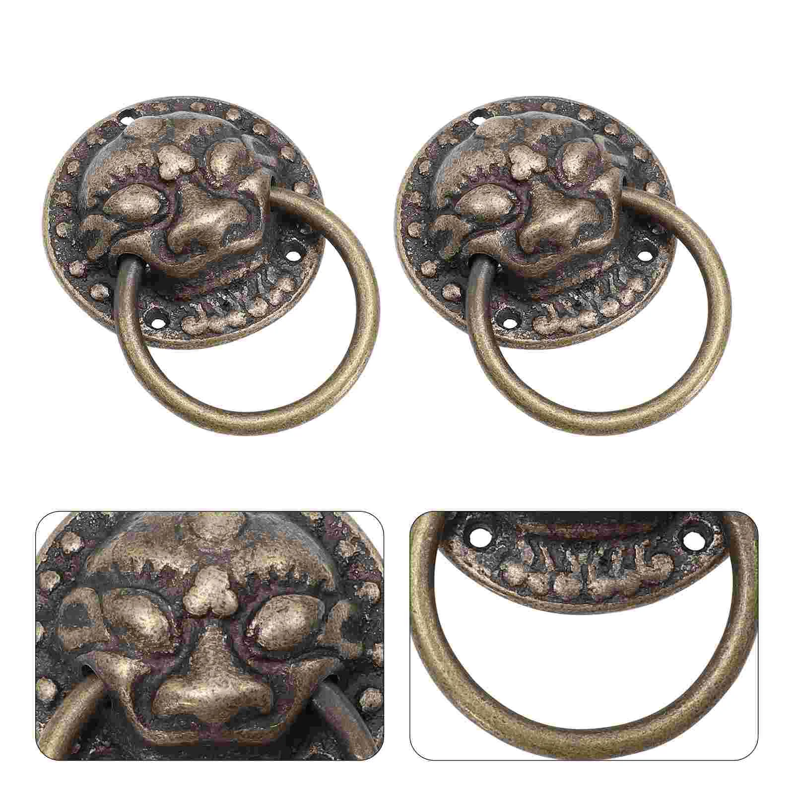 Door Handles Cabinetknob Vintage Ring Wardrobe Handletiger Head Brass Replacementcupboard Drawers D
Door Handles Cabinetknob Vintage Ring Wardrobe Handletiger Head Brass Replacementcupboard Drawers D