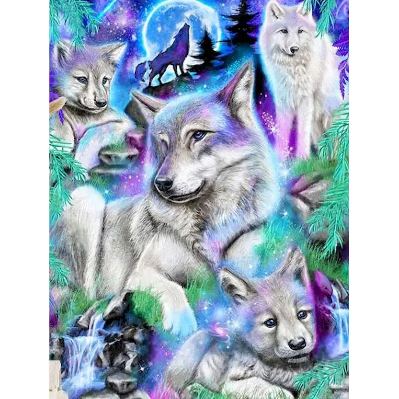 DIY Diamond Embroidery Paintings Full Square Wolf Mosaic Cross Stitch Mosaic Animal Pattern Home Decoration Art Hobby Gift
DIY Diamond Embroidery Paintings Full Square Wolf Mosaic Cross Stitch Mosaic Animal Pattern Home Decoration Art Hobby Gift