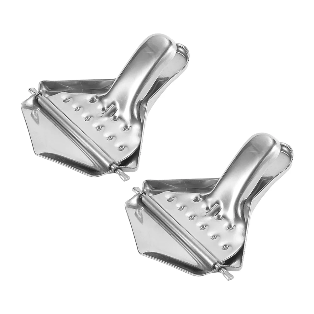 2 Pcs Manual Fruit Squeezer Handheld Lemon Juicer Stainless Steel Fruit Juicer
2 Pcs Manual Fruit Squeezer Handheld Lemon Juicer Stainless Steel Fruit Juicer