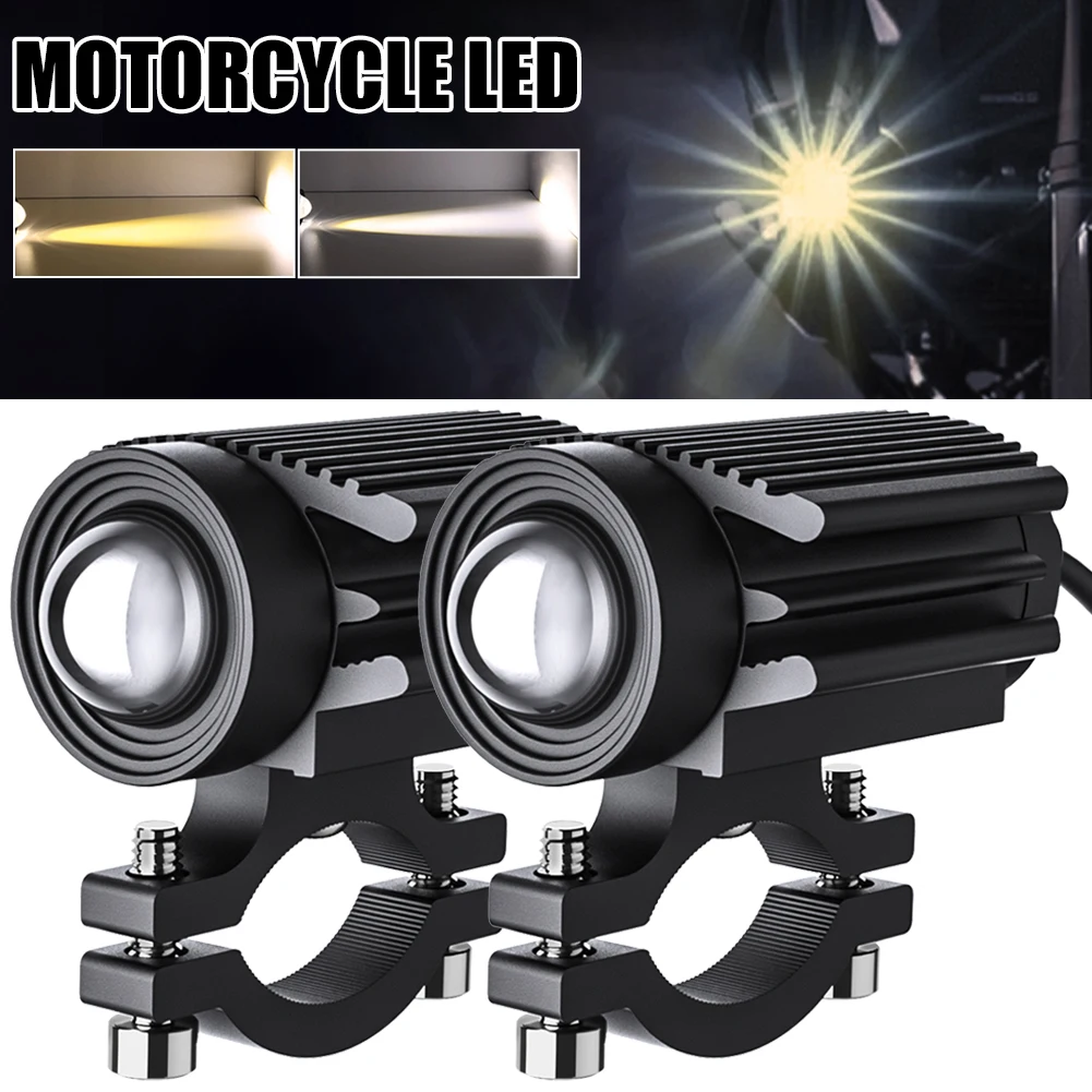 6LED Motorcycle Work Light External Spotlight Auxiliary Lamp 6000K White 3000K Amber Waterproof Headlight for 4x4 Offroad ATV
6LED Motorcycle Work Light External Spotlight Auxiliary Lamp 6000K White 3000K Amber Waterproof Headlight for 4x4 Offroad ATV