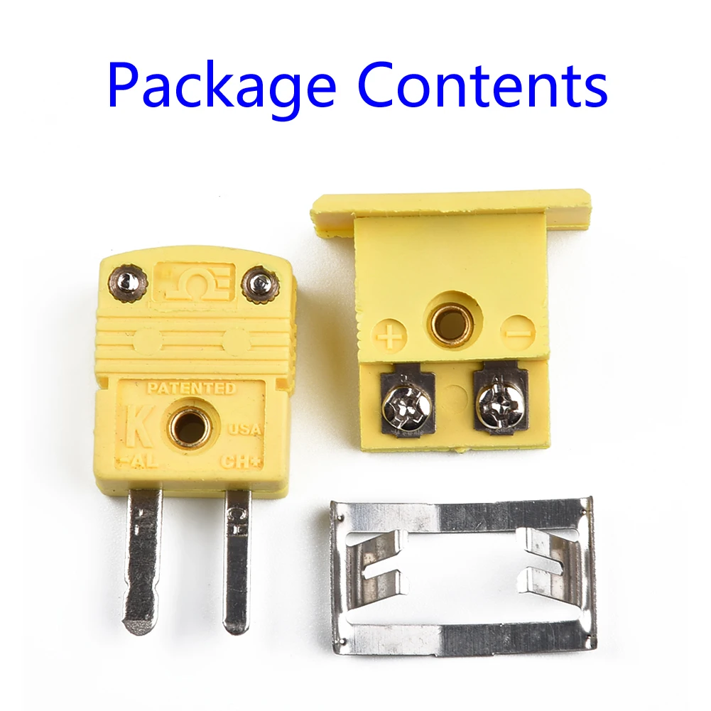 1 Set K Type Male Female Mini Connectors Plug Thermocouple Miniature Socket & Panel Mount Alloy Plug Connector Sensors
1 Set K Type Male Female Mini Connectors Plug Thermocouple Miniature Socket & Panel Mount Alloy Plug Connector Sensors