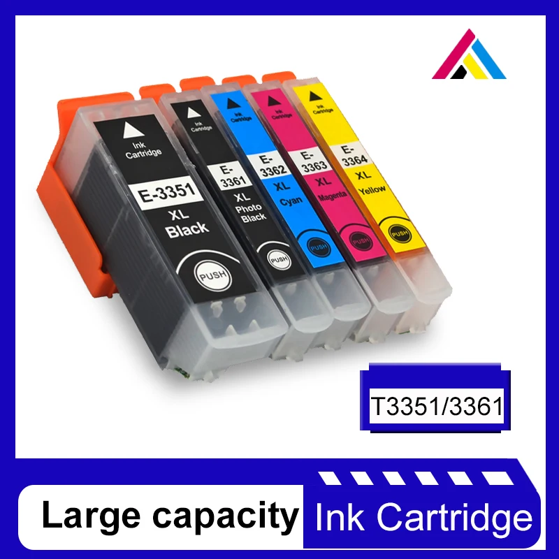 CSD T3351 T3361 T3362 T3363 T3364 For Printer Cartridge Compatible for Epson XP-530 XP-630 XP-830 XP-635 XP-540 XP-640 XP-645
CSD T3351 T3361 T3362 T3363 T3364 For Printer Cartridge Compatible for Epson XP-530 XP-630 XP-830 XP-635 XP-540 XP-640 XP-645