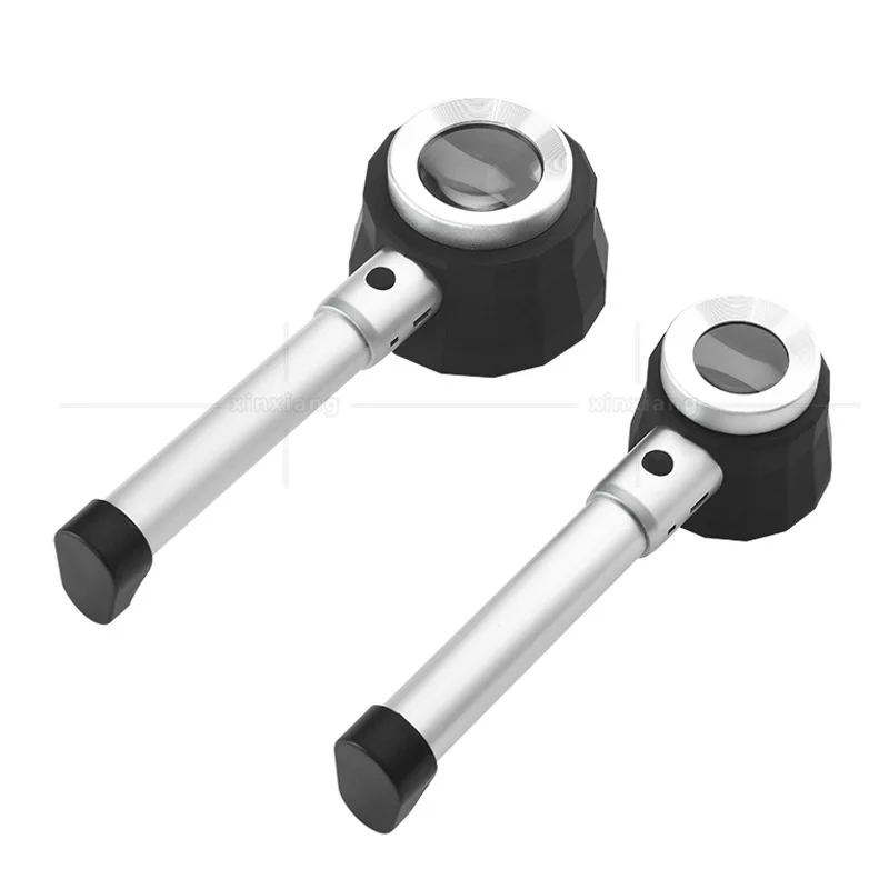 Handheld Magnifying Glass, Magnifier Loupe Scale Measurement, Identification, Antique with Light
Handheld Magnifying Glass, Magnifier Loupe Scale Measurement, Identification, Antique with Light