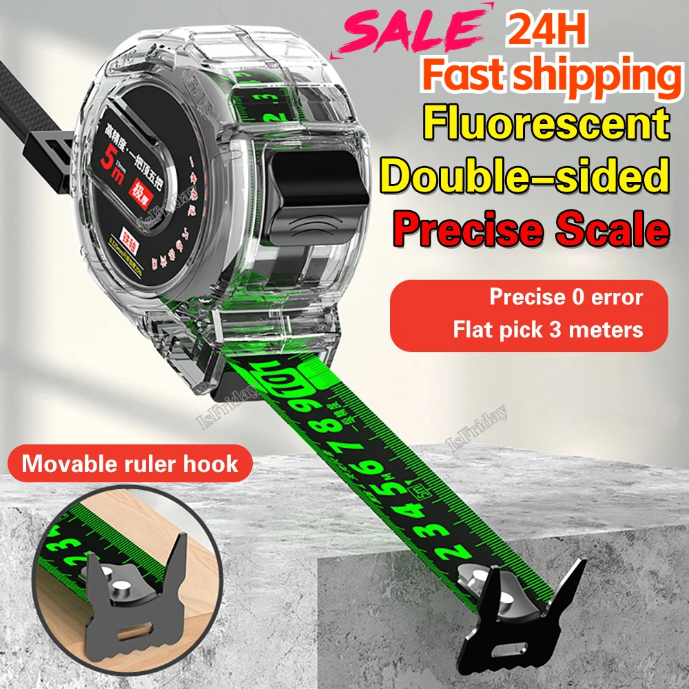 5/7.5/10 Meter Tape Measure High Precision Durable Measuring Ruler Tape Wear-resistant Waterproof Distance Measurement Tools
5/7.5/10 Meter Tape Measure High Precision Durable Measuring Ruler Tape Wear-resistant Waterproof Distance Measurement Tools