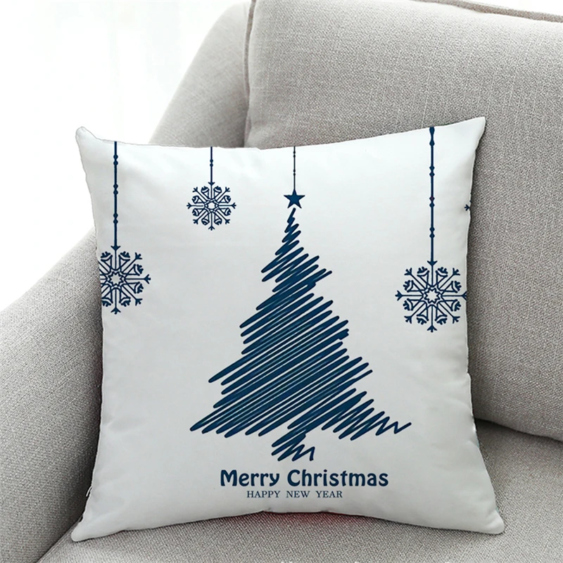 

4 стиля, Рождественская серия, супер мягкая искусственная подушка для дивана, женское рождественское зимнее праздничное украшение для дома