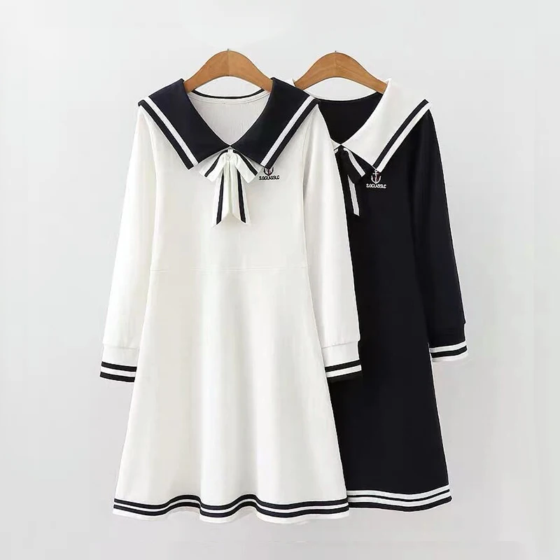 Dress For Girls Clothes Bow-knot Teen School Uniforms Students Dresses Cotton Children's Clothing 2022 Spring Autumn
Dress For Girls Clothes Bow-knot Teen School Uniforms Students Dresses Cotton Children's Clothing 2022 Spring Autumn