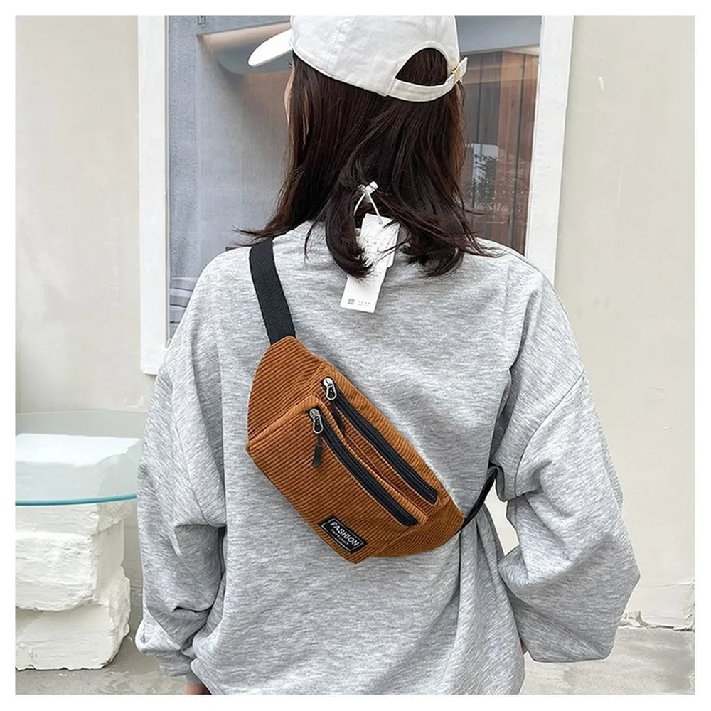 Ladies Shoulder Crossbody Bags for Women Fashion Women Waist Bag Corduroy Small Vintage Chest Packs Cell Phone Fanny Handbags
Ladies Shoulder Crossbody Bags for Women Fashion Women Waist Bag Corduroy Small Vintage Chest Packs Cell Phone Fanny Handbags