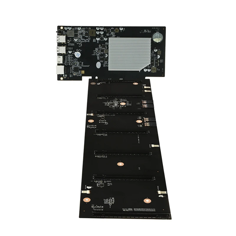 HOT-ETH-HSW2 BTC Mining Motherboard 6 Cards PCIE X16 Graphics Card Slot 70mm Pitch DDR3 SO-DIMM RAM MSATA USB2.0 Motherboard
HOT-ETH-HSW2 BTC Mining Motherboard 6 Cards PCIE X16 Graphics Card Slot 70mm Pitch DDR3 SO-DIMM RAM MSATA USB2.0 Motherboard