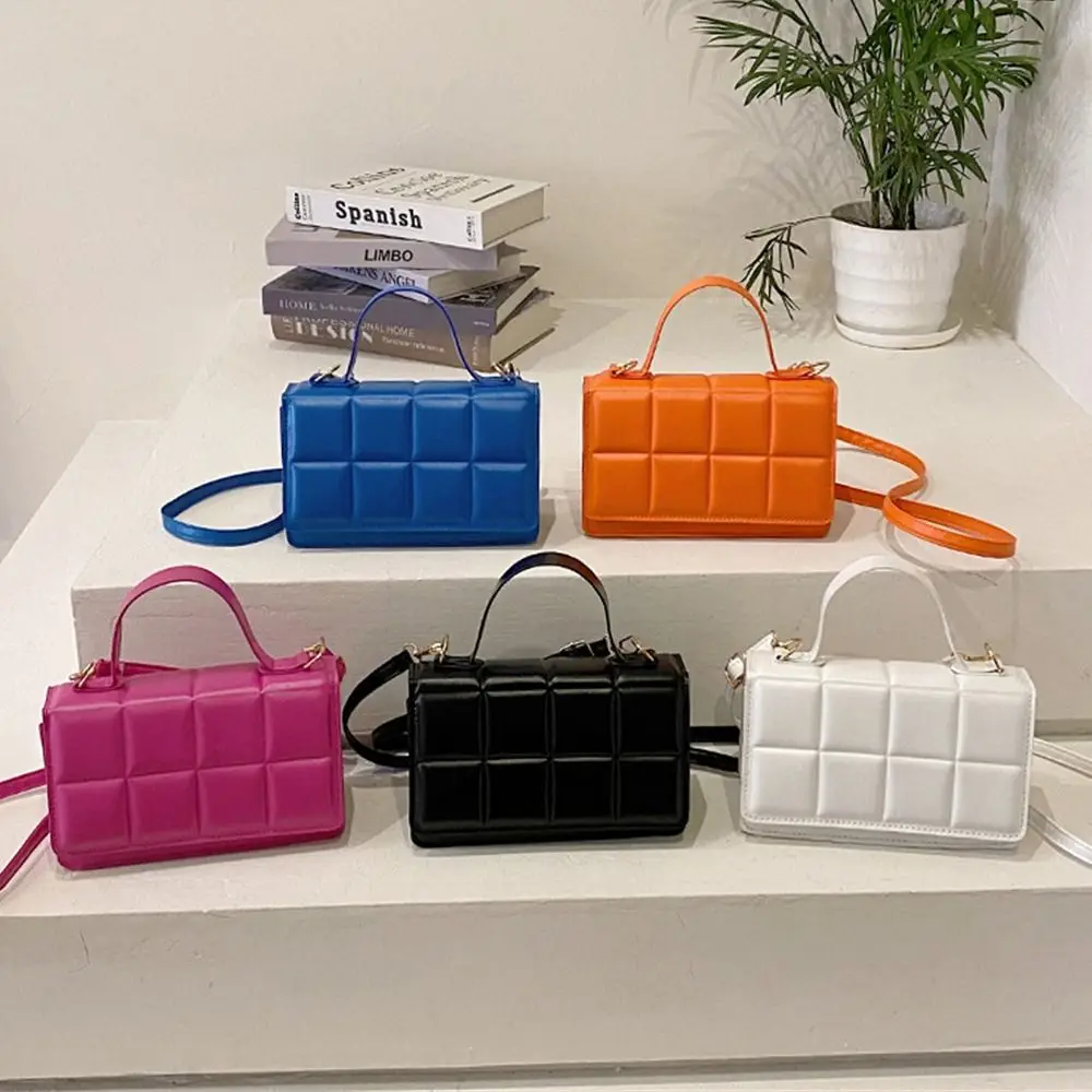 PU Leather Shoulder Bag Stylish Solid Color Plaid Crossbody Bags Handbags Women Ladies
PU Leather Shoulder Bag Stylish Solid Color Plaid Crossbody Bags Handbags Women Ladies