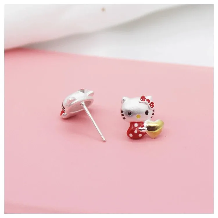 HelloKitty Kitty Sterling Silver Earrings Red Kt Cat Gold Love Earrings Girl Models Girls Models
HelloKitty Kitty Sterling Silver Earrings Red Kt Cat Gold Love Earrings Girl Models Girls Models