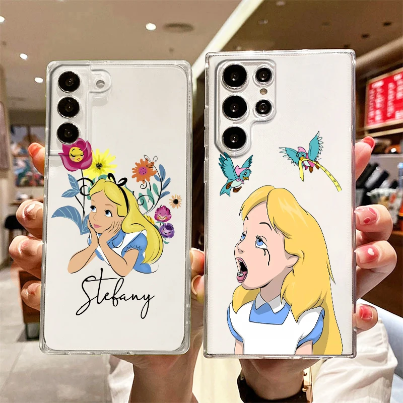 Alice in Wonderland Transparent Phone Case For Samsung S23 S22 S21 S20 FE Ultra Pro Lite S10 S10E S9 S8 Plus 5G Cover Shell Capa
Alice in Wonderland Transparent Phone Case For Samsung S23 S22 S21 S20 FE Ultra Pro Lite S10 S10E S9 S8 Plus 5G Cover Shell Capa