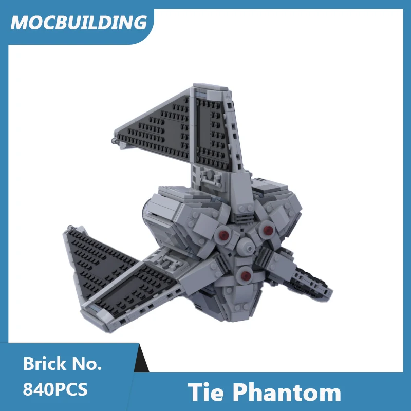 Строительные блоки MOC Tie Phantom SW, легенды, боец, космос, войны, серия фильмов, сборные кирпичи «сделай сам», игрушки, 840 шт.
Строительные блоки MOC Tie Phantom SW, легенды, боец, космос, войны, серия фильмов, сборные кирпичи «сделай сам», игрушки, 840 шт.