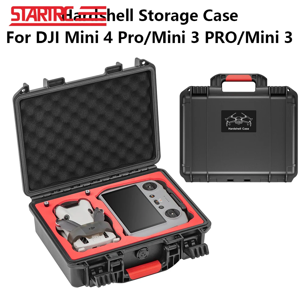 STARTRC для DJI Mini 4 Pro/Mini 3 Pro, аксессуары, жесткий корпус, водонепроницаемый бокс, портативный чемодан, взрывозащищенный, для переноски
STARTRC для DJI Mini 4 Pro/Mini 3 Pro, аксессуары, жесткий корпус, водонепроницаемый бокс, портативный чемодан, взрывозащищенный, для переноски