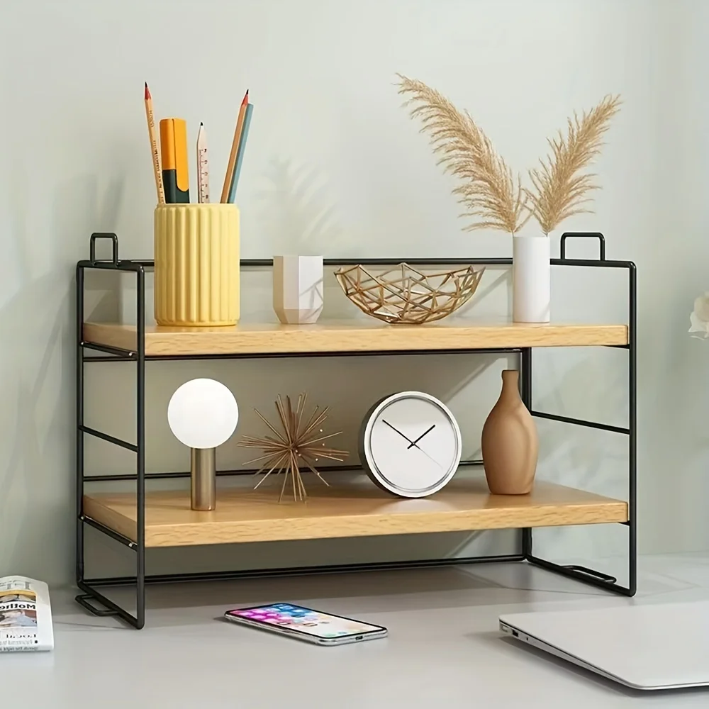 Adjustable Desktop Organizer Shelf, Small Desk Shelf Organizer, Storage Rack For Office Supplies
Adjustable Desktop Organizer Shelf, Small Desk Shelf Organizer, Storage Rack For Office Supplies