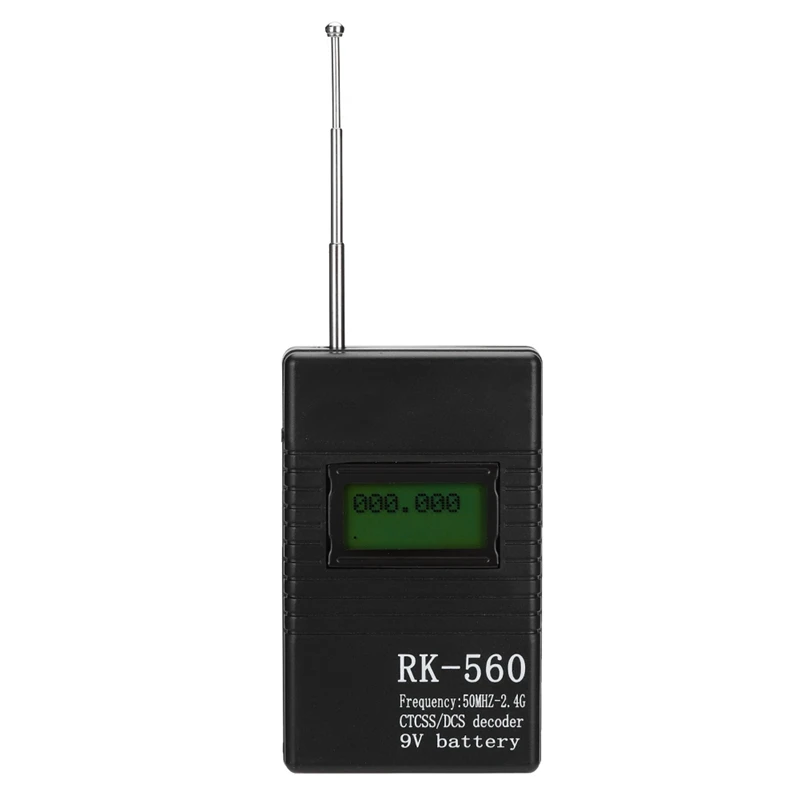 Rk560 Mini Radio Frequency Meter With Ctcss/Dcs Decoder 50Mhz-2.4Ghz Portable Handheld Radio Frequency Testing 
Rk560 Mini Radio Frequency Meter With Ctcss/Dcs Decoder 50Mhz-2.4Ghz Portable Handheld Radio Frequency Testing