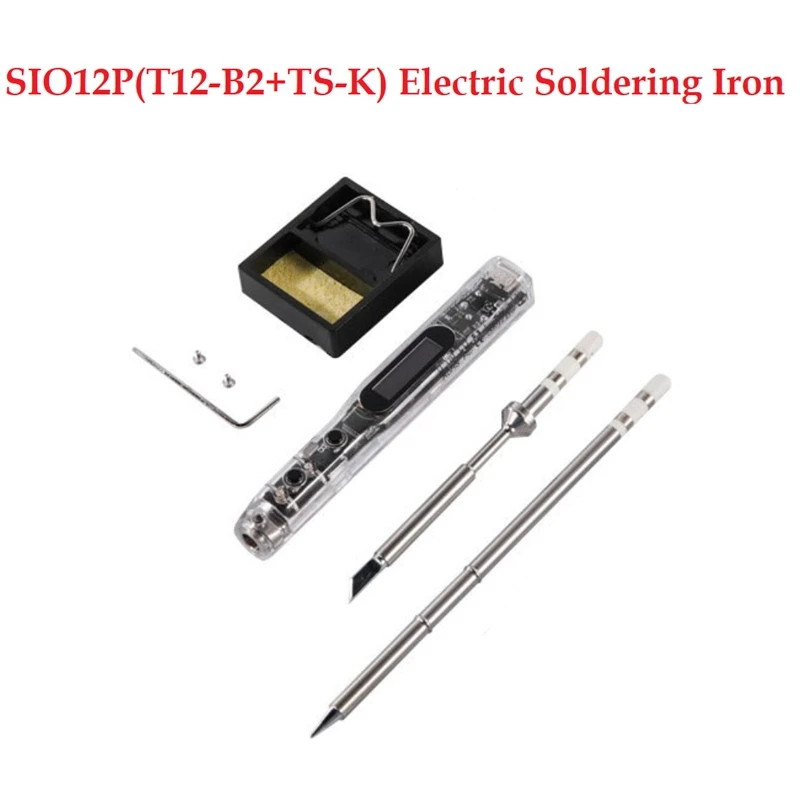 GTBL Portable Electric Soldering Iron Smart LED Digital Display Adjustable Temp Iron Built-In Buzzer
GTBL Portable Electric Soldering Iron Smart LED Digital Display Adjustable Temp Iron Built-In Buzzer