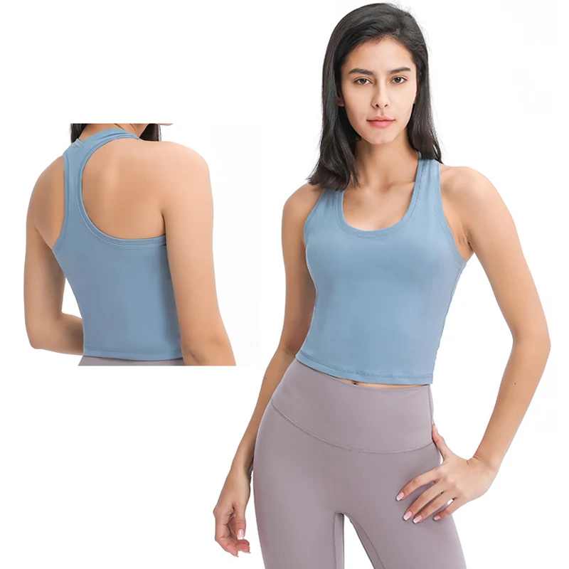 2021 New Racerback Yoga Tank Top Workout Sportswear For Women Gym Sleeveless Crop Top Anti-sweat Fitness Shirt
2021 New Racerback Yoga Tank Top Workout Sportswear For Women Gym Sleeveless Crop Top Anti-sweat Fitness Shirt