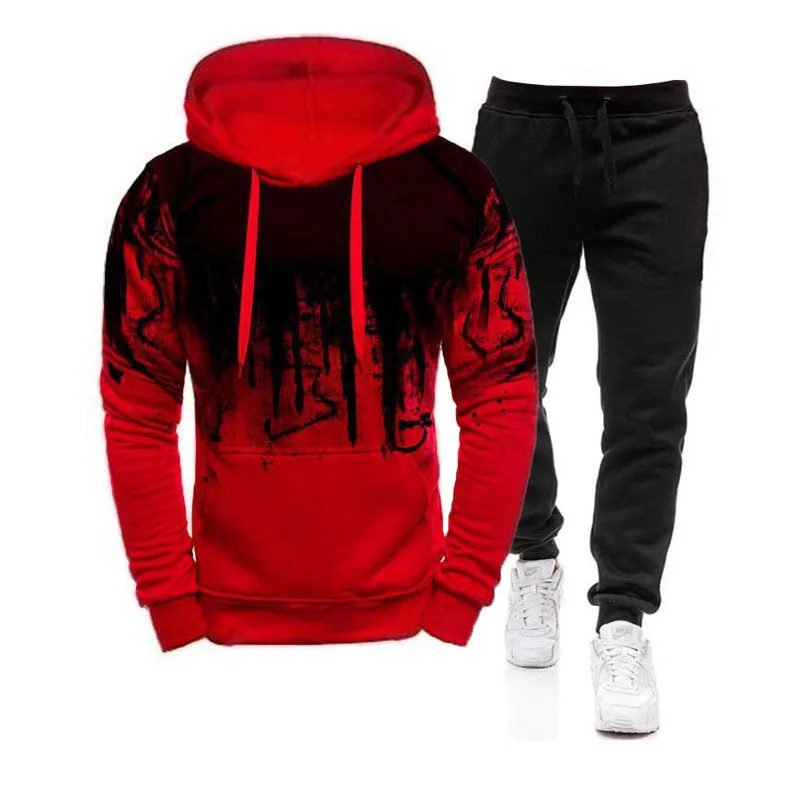 Men's Set Hoodie Sets Men Tracksuit Sportswear Hoodies+Sweatpant 2 Pieces Autumn Winter Male Warm Clothing Pullover Sweatshirts
Men's Set Hoodie Sets Men Tracksuit Sportswear Hoodies+Sweatpant 2 Pieces Autumn Winter Male Warm Clothing Pullover Sweatshirts