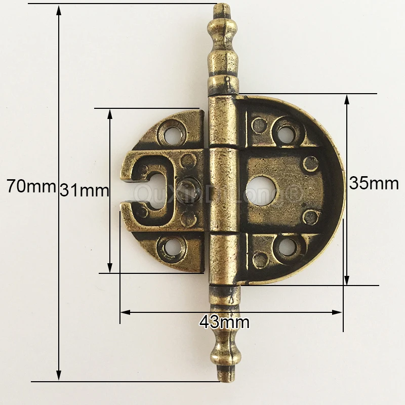 Бронзовые антикварные петли OuXinDiLong GF1436
Бронзовые антикварные петли OuXinDiLong GF1436