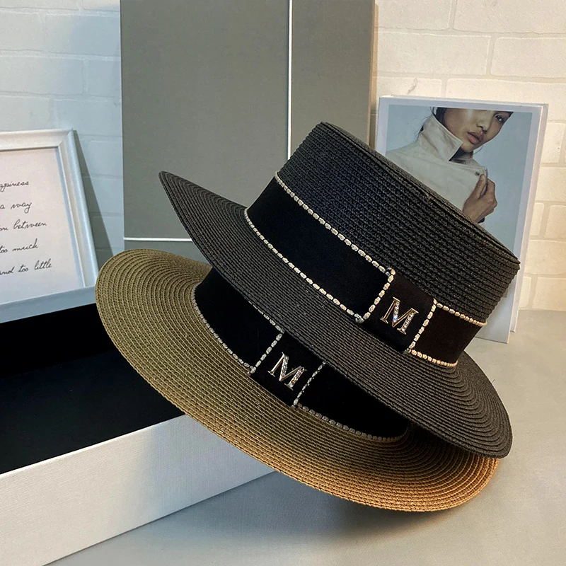 Fashion youth flat top sunscreen straw hat spring and summer beach versatile Sun Hat Women's travel hat
Fashion youth flat top sunscreen straw hat spring and summer beach versatile Sun Hat Women's travel hat
