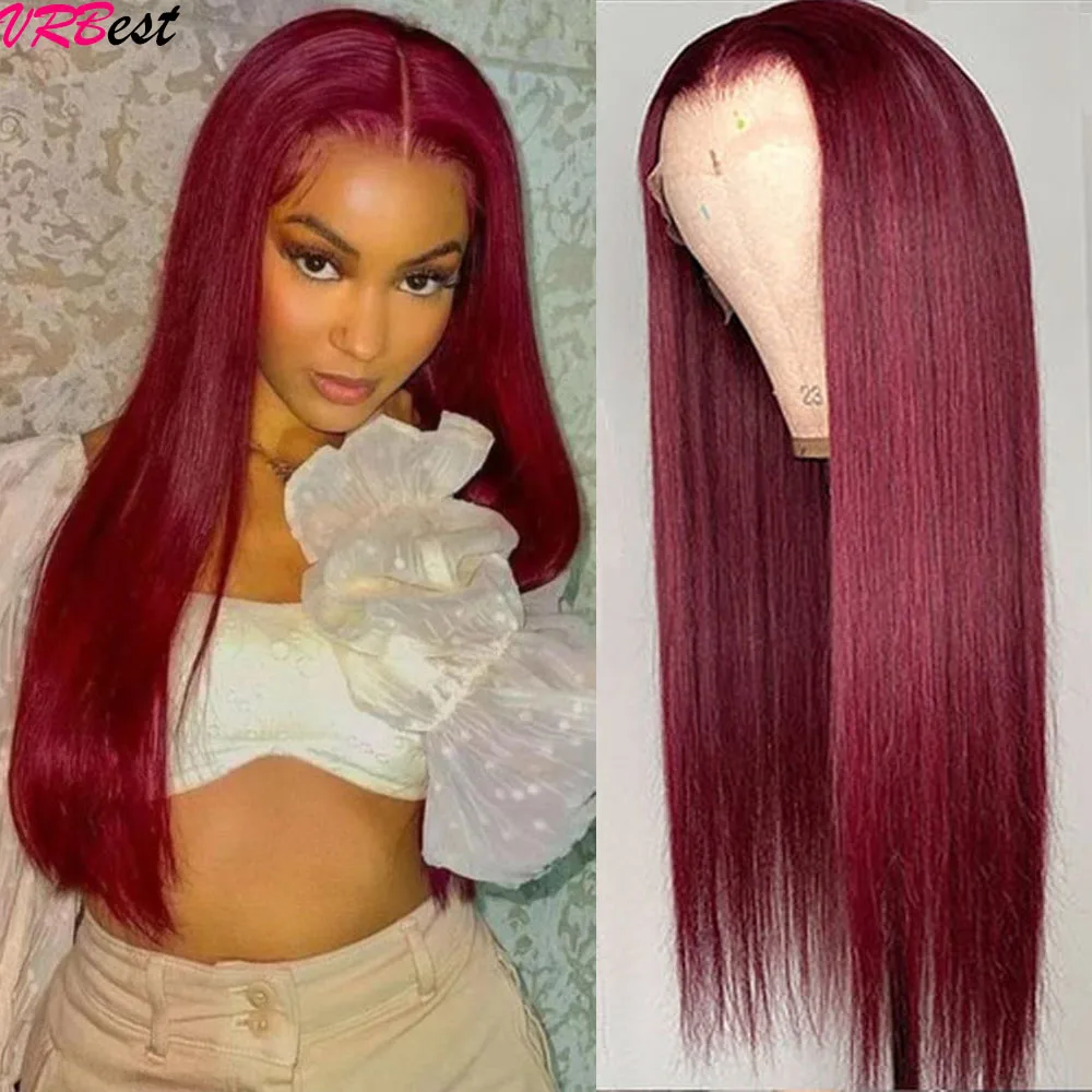 13x4 HD Transparent Lace Front Human Hair Wigs for Women Brazilian Hair 99j Color Burgundy Lace Frontal Wig Natural Hairline
13x4 HD Transparent Lace Front Human Hair Wigs for Women Brazilian Hair 99j Color Burgundy Lace Frontal Wig Natural Hairline