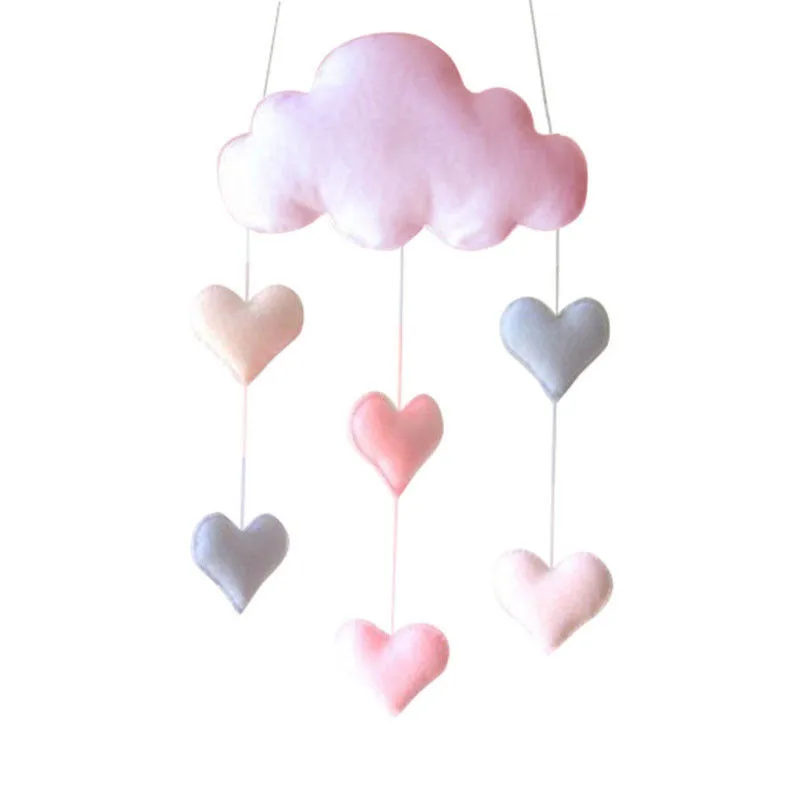 Romantic Infant Baby Soft Plush Bed Hanging Decors Cloud Heart Star Baby Nursery Mobile Crib Cot Pram Bed Stroller Hanging Decor 
Romantic Infant Baby Soft Plush Bed Hanging Decors Cloud Heart Star Baby Nursery Mobile Crib Cot Pram Bed Stroller Hanging Decor