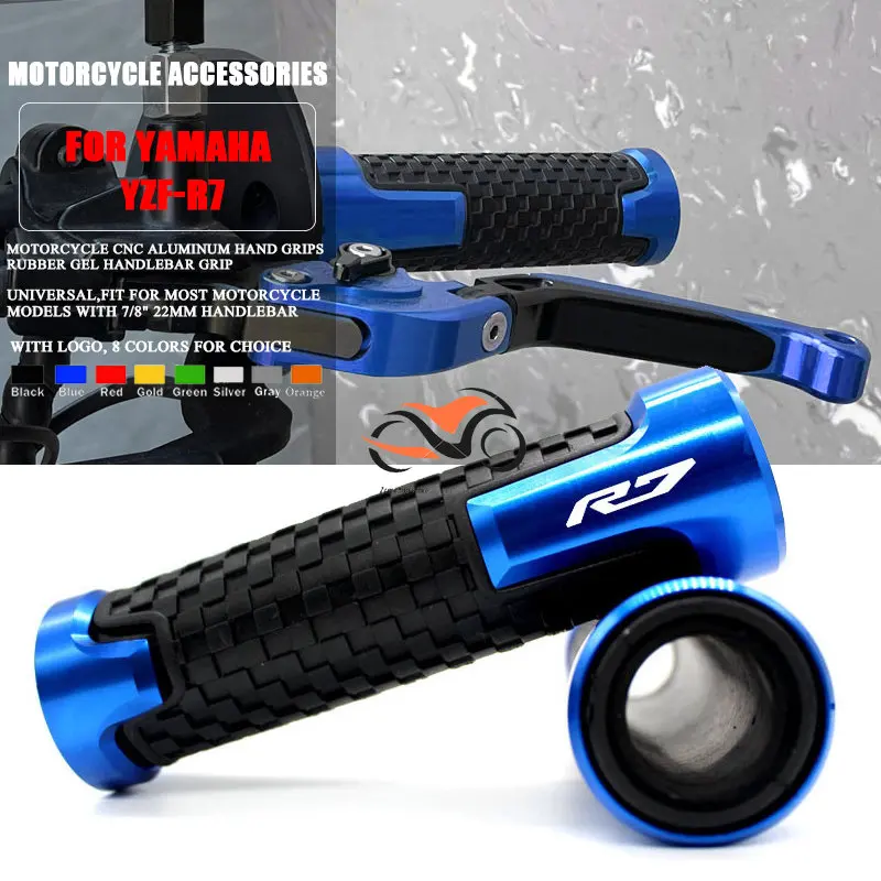 For YAMAHA YZF R7 YZF-R7 YZFR7 2021 2022 NEW design 7/8'' 22mm Motorcycle scooter Handl ends Grips Bar Hand Handleba
For YAMAHA YZF R7 YZF-R7 YZFR7 2021 2022 NEW design 7/8'' 22mm Motorcycle scooter Handl ends Grips Bar Hand Handleba