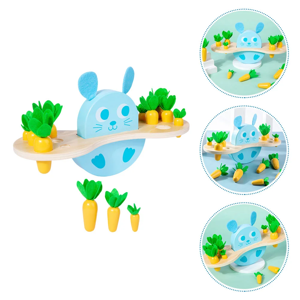 1 Set of Cartoon Rabbit Balance Carrot Harvest Game Toys Safe Children Scale Toys
1 Set of Cartoon Rabbit Balance Carrot Harvest Game Toys Safe Children Scale Toys