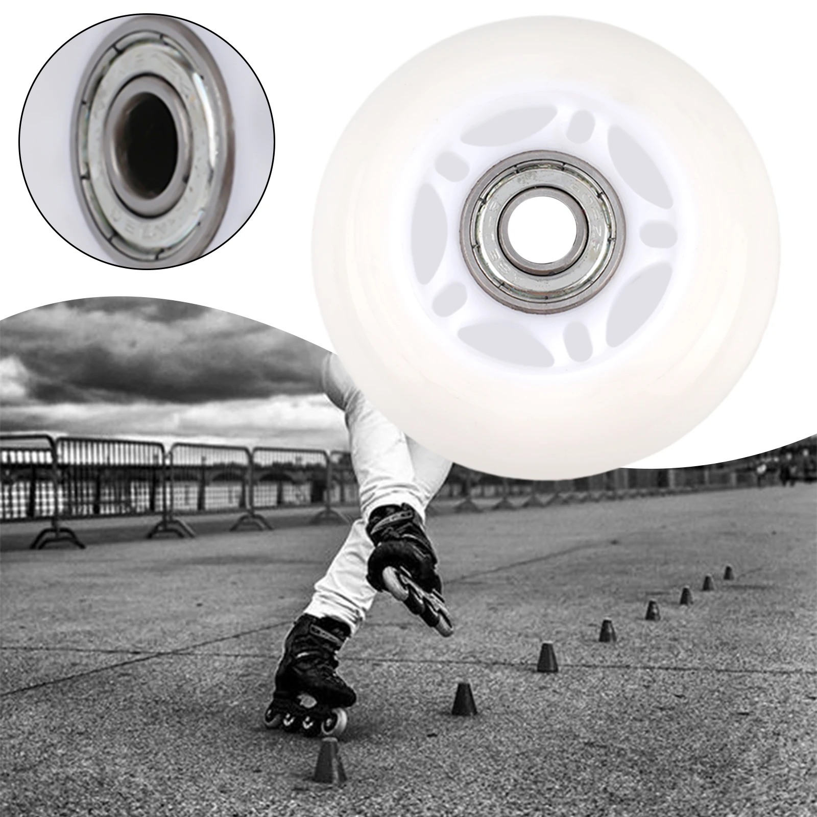 Brand New Inline Skate Wheels Bearings 64/70/72mm Accessories Outdoor Sports Polyurethane PU For Skates/luggage
Brand New Inline Skate Wheels Bearings 64/70/72mm Accessories Outdoor Sports Polyurethane PU For Skates/luggage