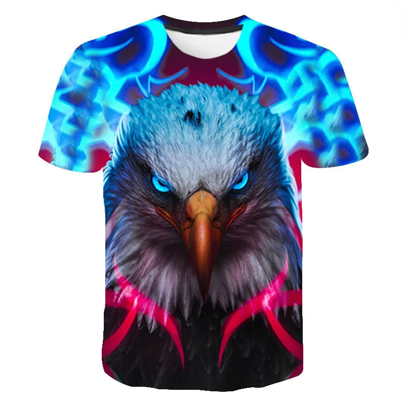 2023 Summer New Eagle Streetwear Fashion T-shirt Boy Girl Kids 3D Printed Casual Short Sleeve Men Women Children Cool Tops 
2023 Summer New Eagle Streetwear Fashion T-shirt Boy Girl Kids 3D Printed Casual Short Sleeve Men Women Children Cool Tops