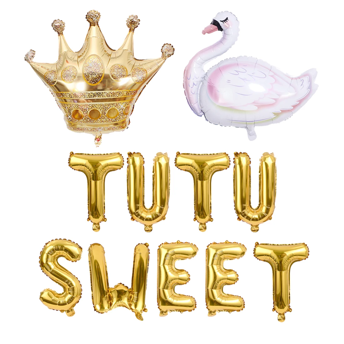 Princess Themed Birthday Party Decorations with Tutu Sweet Balloons Banner Crown Swan Foil Balloons for Girls Birthday Party
Princess Themed Birthday Party Decorations with Tutu Sweet Balloons Banner Crown Swan Foil Balloons for Girls Birthday Party