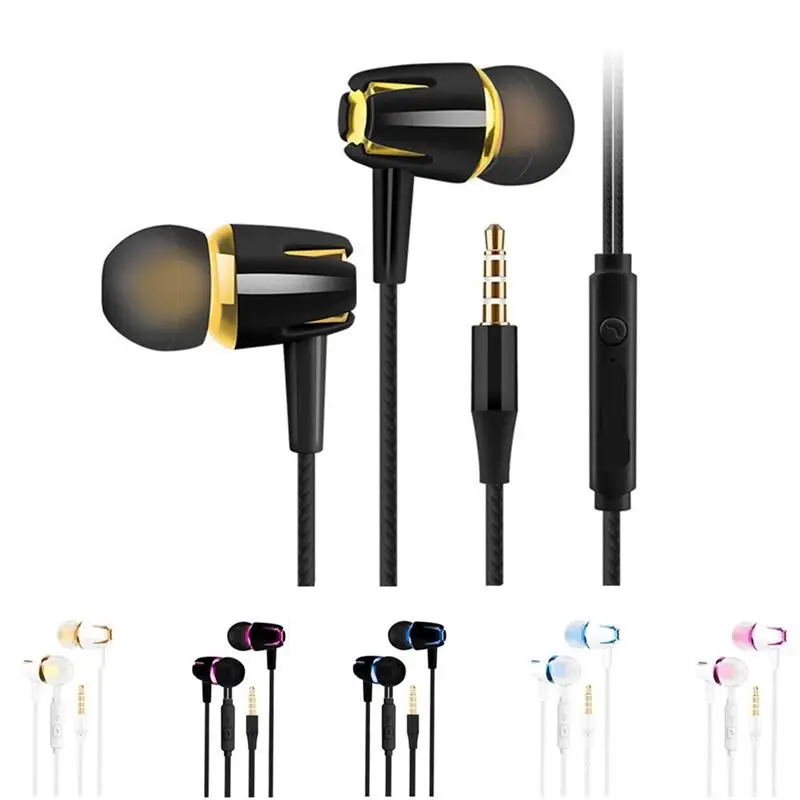 Bass Stereo Hifi In-Ear Wired Headset In-ear Mobile Phone Wire Control Earphone with Microphone 3.5mm Voice Tuning Android
Bass Stereo Hifi In-Ear Wired Headset In-ear Mobile Phone Wire Control Earphone with Microphone 3.5mm Voice Tuning Android