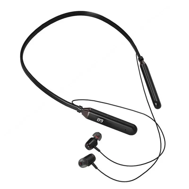 Magnetic In-Ear Neckband Earphones Sweatproof Sports Running Headset Earbuds Deep Bass Hanging Neck LED Display Headphone
Magnetic In-Ear Neckband Earphones Sweatproof Sports Running Headset Earbuds Deep Bass Hanging Neck LED Display Headphone