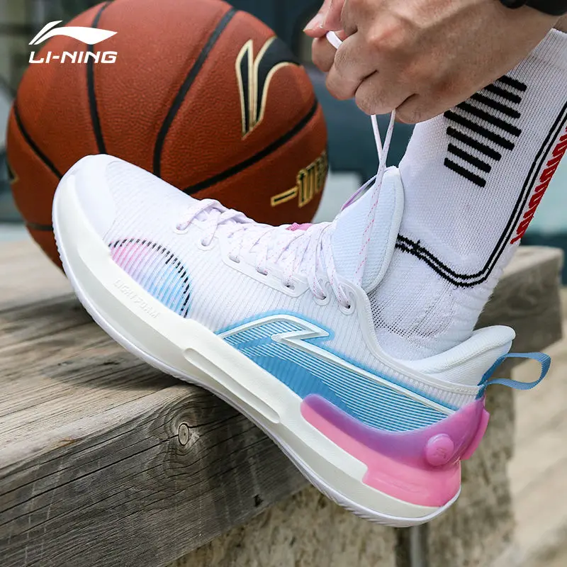 

Li Ning 2022 new product Yushuai Retro White South Coast men's rebound shock-absorbing basketball court shoes