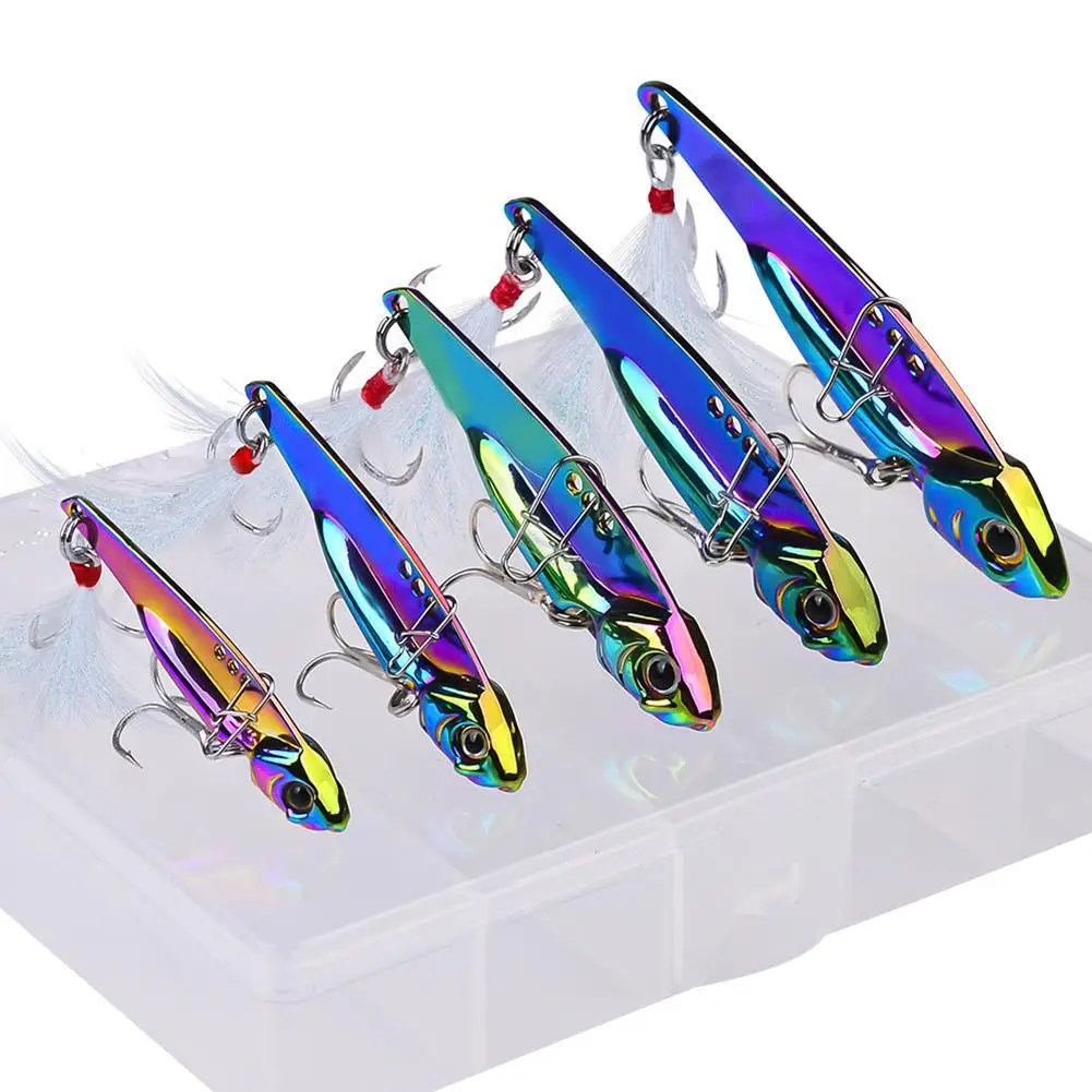 Fishing Lure Life-like Colorful Wire Bait All Water Layer Long Cast Simulation Dragon Tooth Vib Fake Bait With Pp Box Set
Fishing Lure Life-like Colorful Wire Bait All Water Layer Long Cast Simulation Dragon Tooth Vib Fake Bait With Pp Box Set