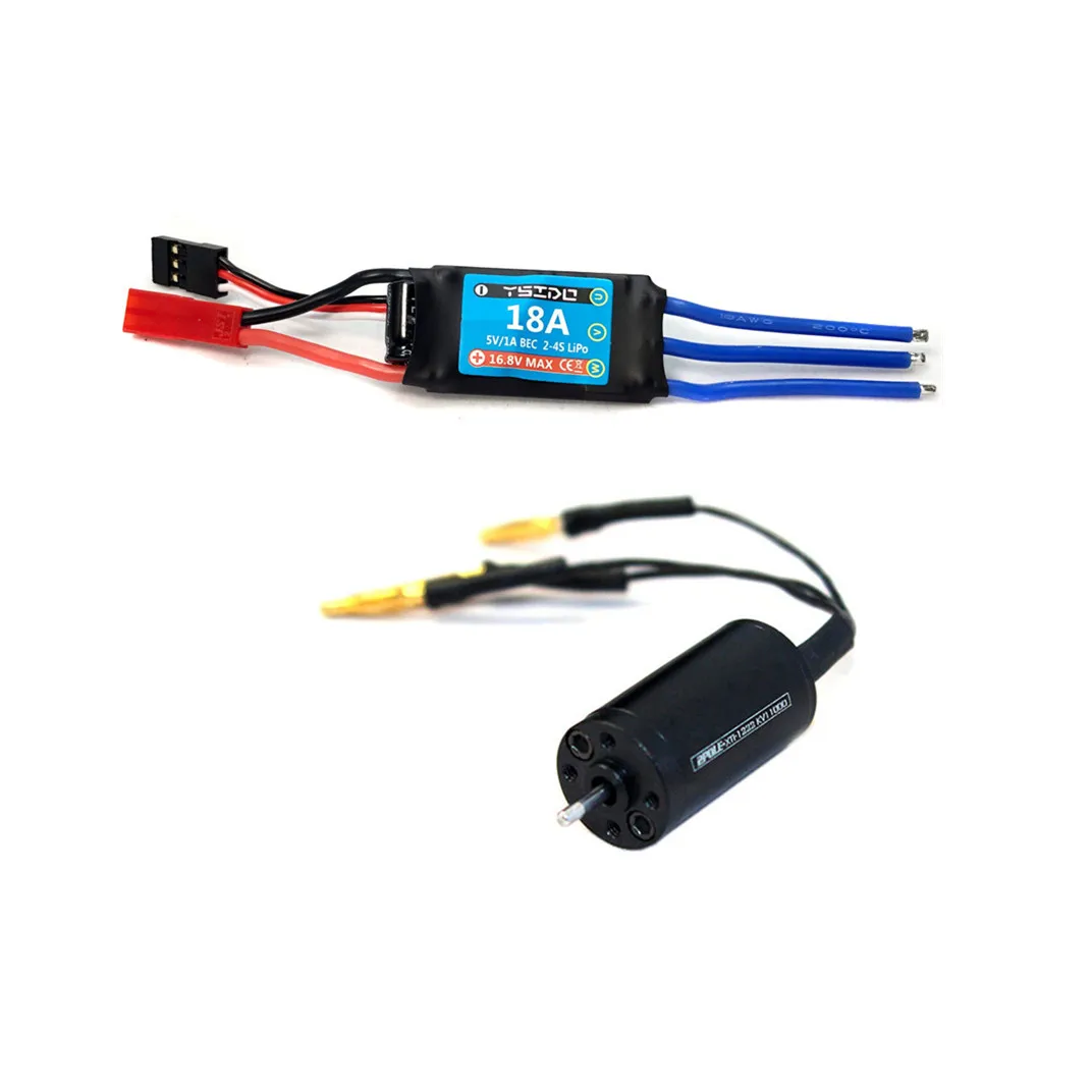 1/24 1/28 1/32 RC Car Motorcycle Upgrade Waterproof 18A ESC + 1000KV 2 Poles Brushless Motor Kits
1/24 1/28 1/32 RC Car Motorcycle Upgrade Waterproof 18A ESC + 1000KV 2 Poles Brushless Motor Kits