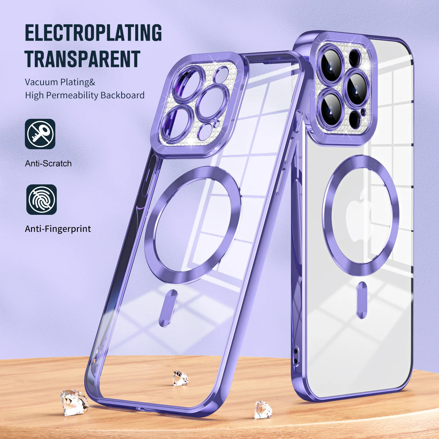 Stylish Magnetic Phone Case For IPhone 14 Plus 13 12 11 Pro Max Case Shimmer Camera Lens Electroplated Clear Shockproof Cover
Stylish Magnetic Phone Case For IPhone 14 Plus 13 12 11 Pro Max Case Shimmer Camera Lens Electroplated Clear Shockproof Cover