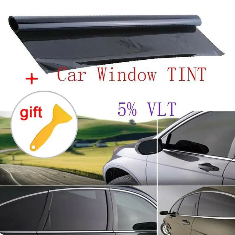 100% Brand New And High Quality VLT 5% Uncut Roll 39" X 20 Window Tint Film Charcoal Black Car Glass Office
100% Brand New And High Quality VLT 5% Uncut Roll 39" X 20 Window Tint Film Charcoal Black Car Glass Office