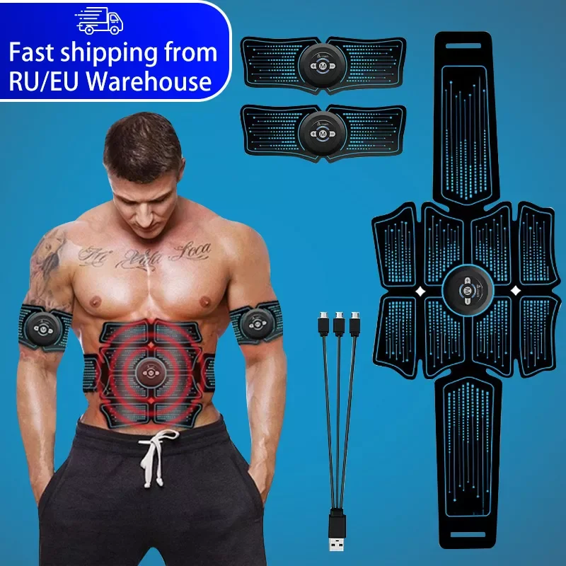 EMS Abdominal Muscle Stimulator Trainer USB Connect Abs Fitness Equipment Training Gear Estimulador Muscular Slimming Massager
EMS Abdominal Muscle Stimulator Trainer USB Connect Abs Fitness Equipment Training Gear Estimulador Muscular Slimming Massager