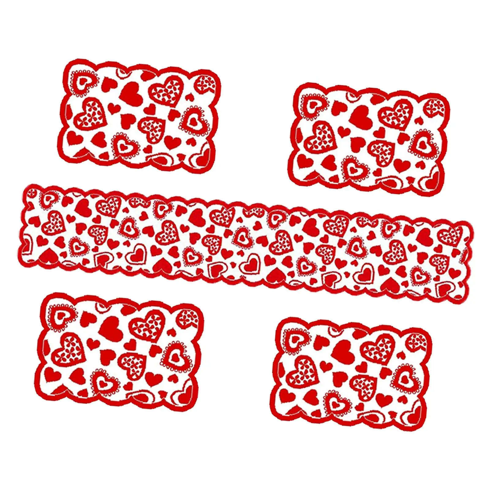 Thanksgiving Red Desk Runner and Placemats Set Harvest Festival Parties Gatherings Festive restaurant Tablecloth Decoration
Thanksgiving Red Desk Runner and Placemats Set Harvest Festival Parties Gatherings Festive restaurant Tablecloth Decoration