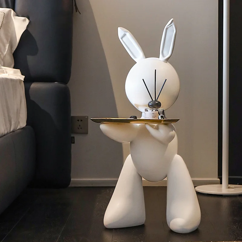 statue Creative floor machine rabbit resin ornaments home living room decoration tray keys snacks candy storage decorations 80cm
statue Creative floor machine rabbit resin ornaments home living room decoration tray keys snacks candy storage decorations 80cm