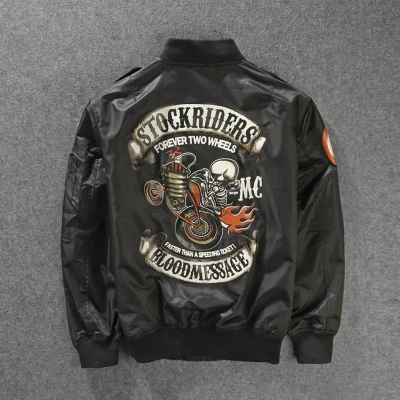 Stockriders Motorcycle Jackets Bomber Trench Men Baseball Skull Outerwear Men Pilot Windbreaker Thin Jackets Spring Autumn 2022
Stockriders Motorcycle Jackets Bomber Trench Men Baseball Skull Outerwear Men Pilot Windbreaker Thin Jackets Spring Autumn 2022