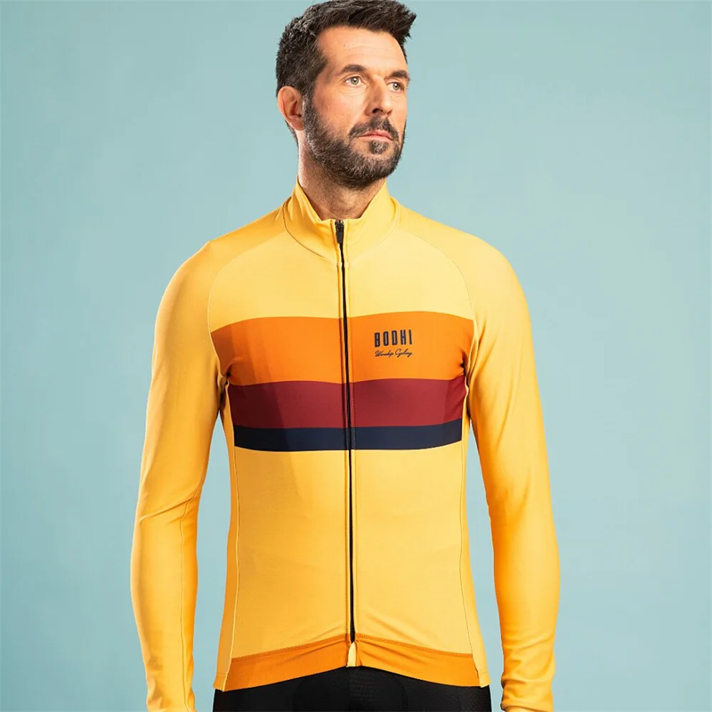 Bodhi Cycling Long sleeve Cycling Jersey Men Thin Spring Autumn Sweatshirt Hombre Maillot Summer Bike Top Mtb Bike Shirt Jacket
Bodhi Cycling Long sleeve Cycling Jersey Men Thin Spring Autumn Sweatshirt Hombre Maillot Summer Bike Top Mtb Bike Shirt Jacket